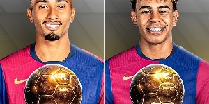 最新金球概率：拉菲尼亚大幅领跑亚马尔第2姆巴佩暴跌第5